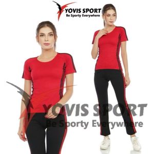 Stelan Senam Olahraga/ Atasan Pendek+Celana Das Panjang