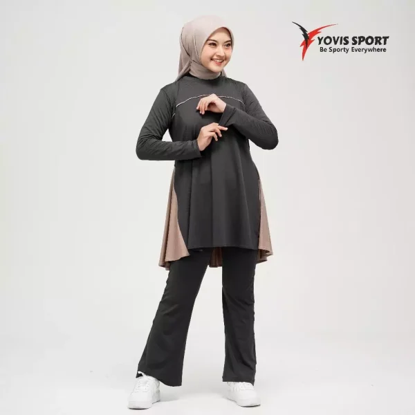 Setelan Dress Olahraga Wanita Yovis Sport